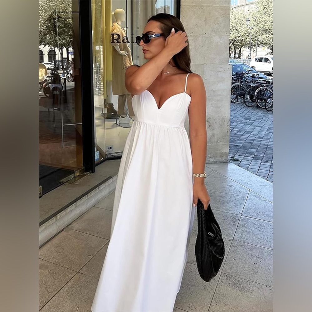 Zara Midi Dress %100 Cotton